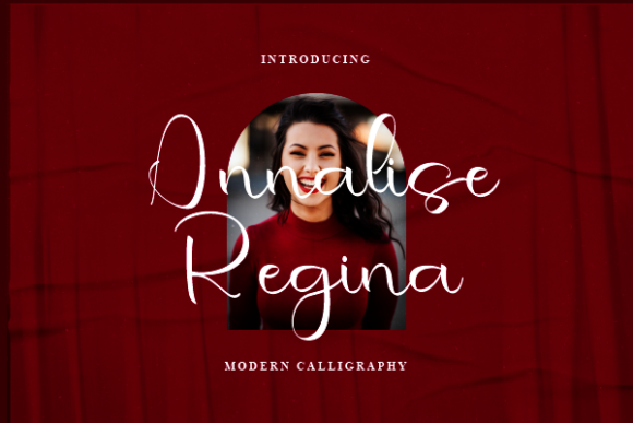 Annalise Regina Script Font for Handmade Creatives