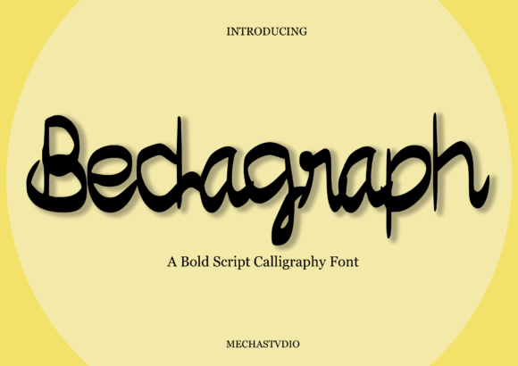 Bedagraph: A Thin, Cool Script Font for Modern Branding