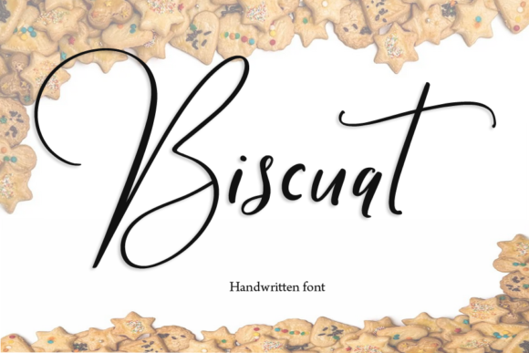 Biscuat Script Font for Handmade Luxury Design