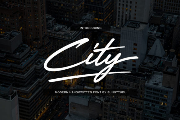 City: A Stylish Dainty Script Font for Digital Branding