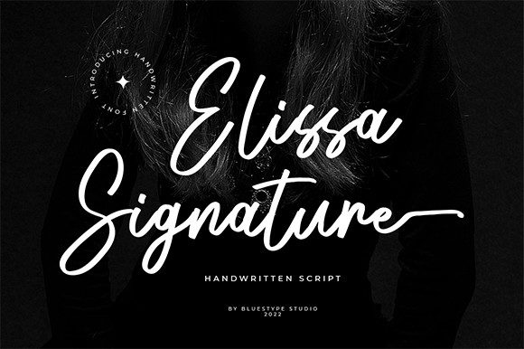 Elissa Signature: A Sweet Script Typeface for Authentic Branding