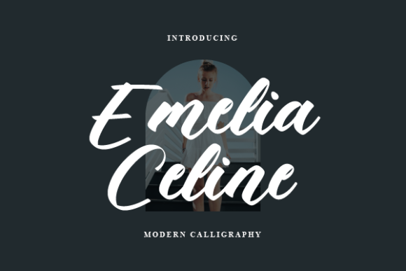 Emelia Celine: A Relaxed Script Font for Editorial Design