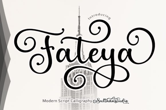 Fateya: A Handcrafted Script Font for Editorial Design