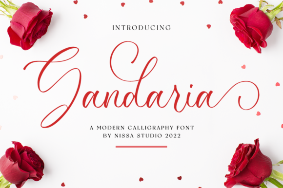 Gandaria Script Font for Elegant Editorial Design