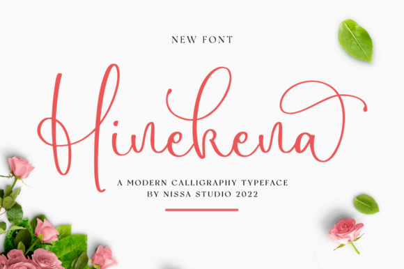 Hinekena Script Font for Elegant Handmade Designs