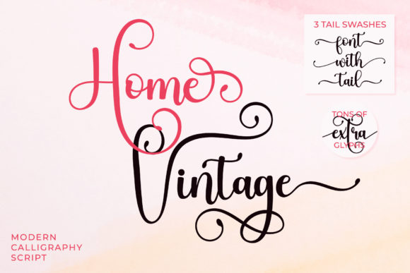 Home Vintage Font for Warm, Memorable Branding