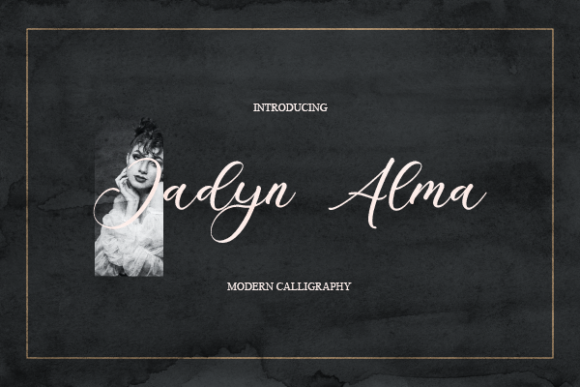 Jadyn Alma: A Dainty Script Font for Handmade Labels & Branding