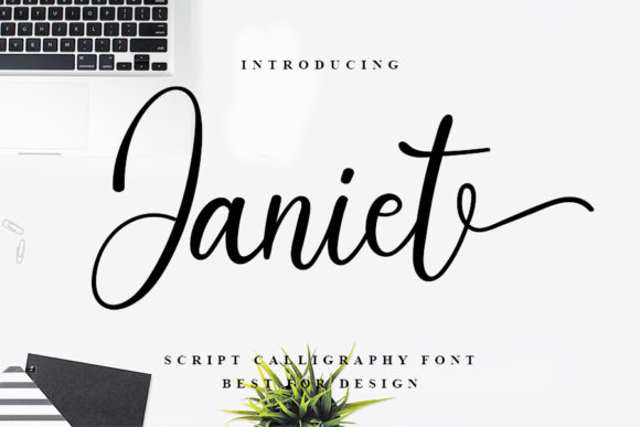 Janiet: A Refined Script Font for Thoughtful Editorial Design