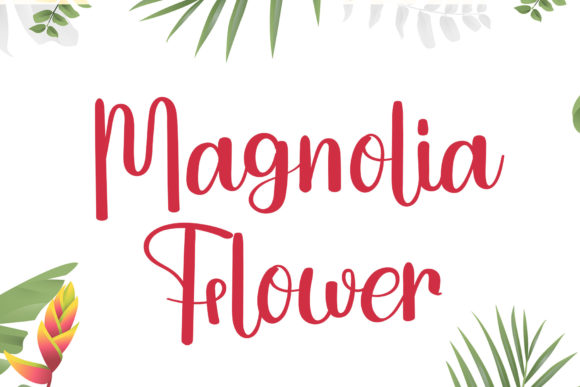 Magnolia Flower: A Free-Flowing Script Handwritten Font for Elegant Design