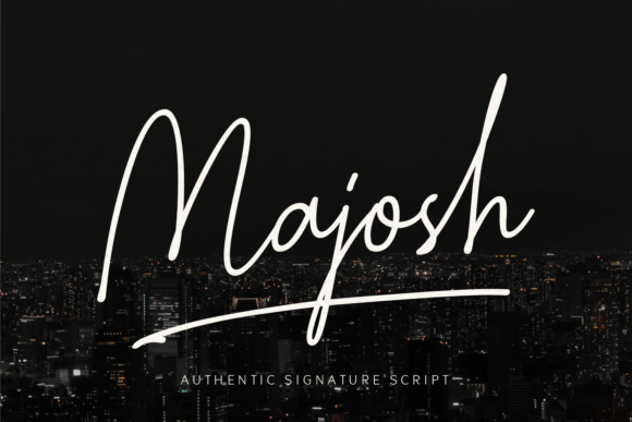 Majosh Script Font for Elegant Branding