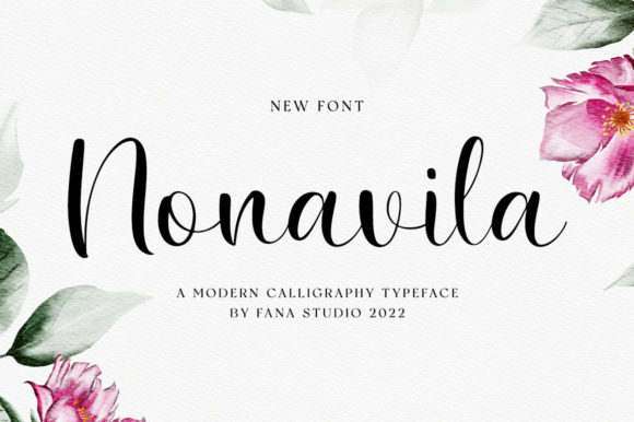 Nonavila Script Font for Elegant Digital Branding