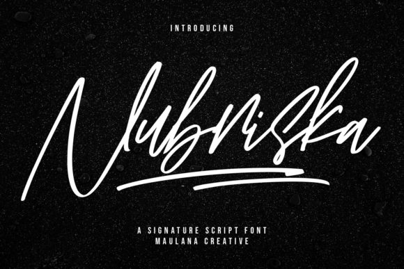 Nubriska: Expressive Script Font for Scroll-Stopping Branding