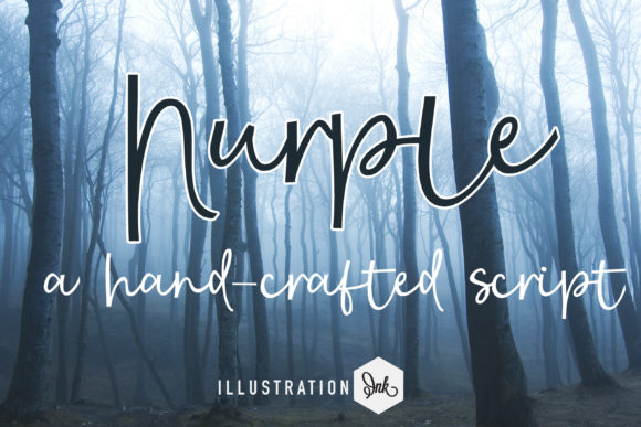 Nurple: A Relaxed Script Handwritten Font for Real Branding Projects