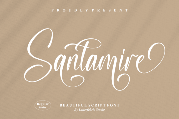 Santamire Script Font for Elegant Branding Projects