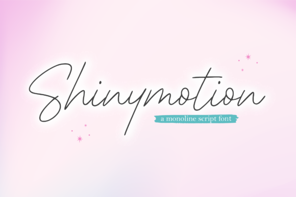 Shinymotion Script Font for Elegant Branding & Social Campaigns
