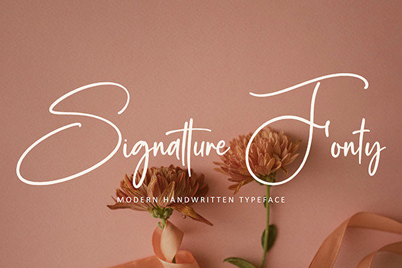 Signatture Fonty: A Refined Script Handwritten Font for Editorial Elegance