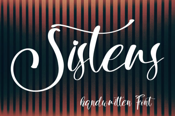 Sisters Script Font for Elegant Brand Identity