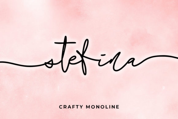 Stefina Script Font for Creative Digital Branding
