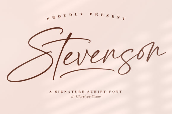 Stevenson Script Font for Elegant Branding