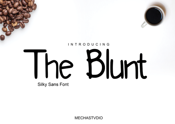 The Blunt: A Thin, Cool Script Font for Polished Branding