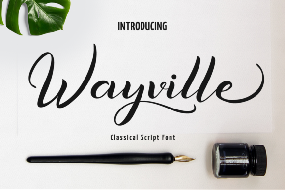Wayville Script Font for Small Business Branding