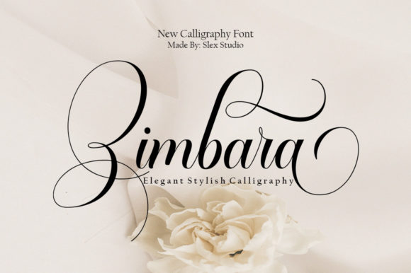 Zimbara Script Font for Polished Brand Visuals